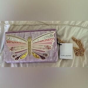 Kurt Geiger London Embellished
Butterfly Clutch